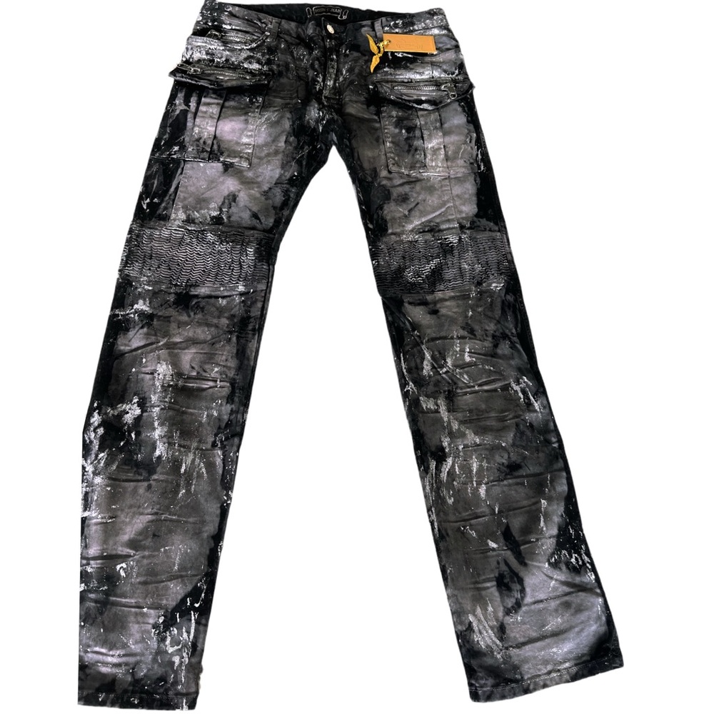 Robin's Jean Black and Gray Cargo Pants - Picture 6 of 11